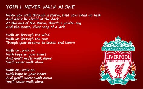 Never Walk Alone Lyrics