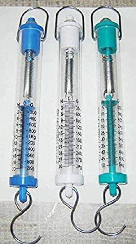 NEW VERMA SPRING BALANCE TUBULAR 500gm/5N (ACRYLIC) Weighing Scale ...