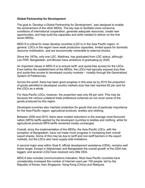 Develop Global Partnership for Development 的图像结果