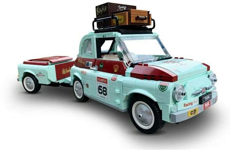 Buy "MINIFIGS" 500 Expert Car Set Picnic Camper Car Model Kit 1475 ...