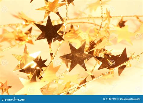 Gold star garland stock photo. Image of gold, ornament - 11407240