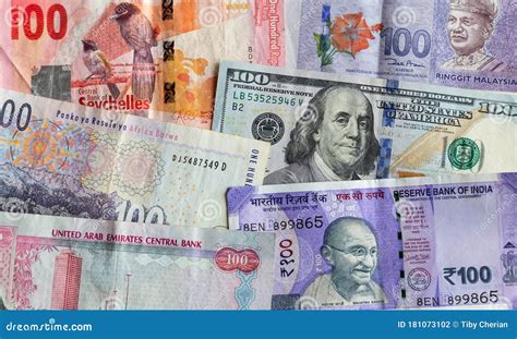 Value of 100 Currency Notes in Dollars, Indian Rupees, UAE Dihrams ...