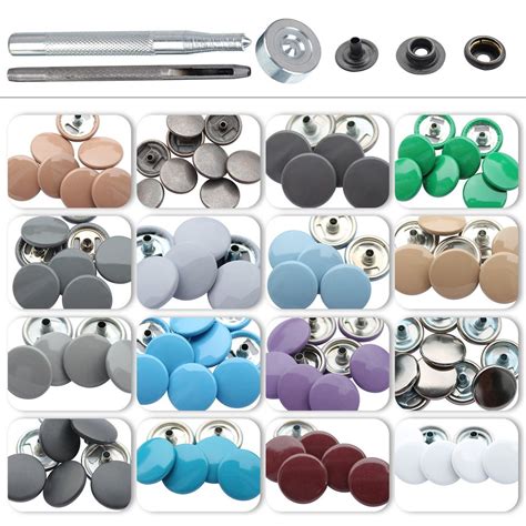 Image result for Snap Fastener Types