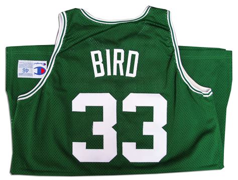 Lot Detail - Larry Bird Signed & Game Worn Celtics Jersey -- From His ...