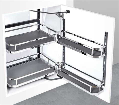 Kitchen Cabinet Storage Base Units Accessories Flat Steel Pull out ...