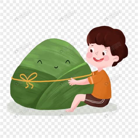 端午节小朋友吃粽子素材图片免费下载-千库网