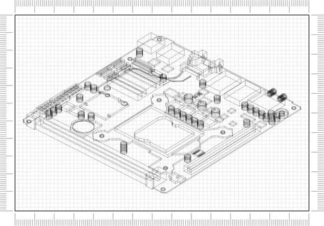 Computer Circuit Board Drawing 的图像结果