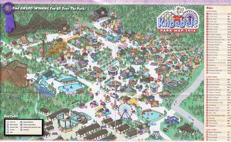 Knoebels Amusement Park & Resort - 2014 Park Map
