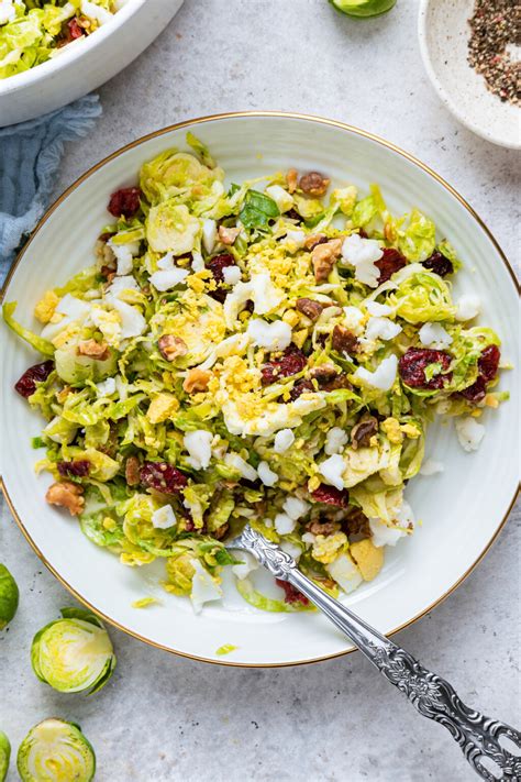 Shaved Brussels Sprout Salad - Eating Bird Food