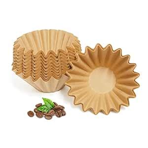 MUCXNIIY 1-2 Cup Disposable Coffee Filters, Pack of 100 Filter ...
