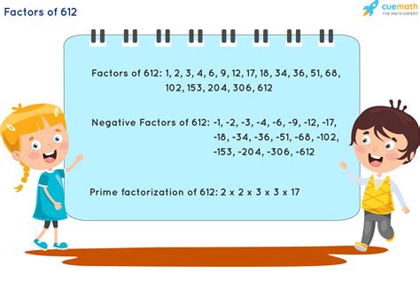 Factors of 612 - Find Prime Factorization/Factors of 612
