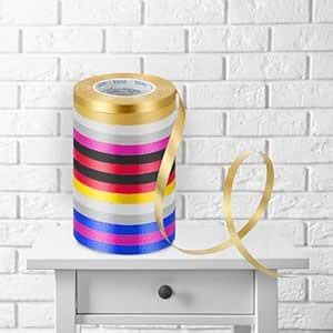 Party Propz Multicolor Ribbon - 15 Pcs Ribbons for Decoration | Balloon ...