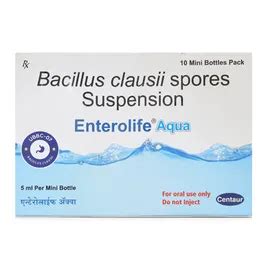 Enterolife Aqua 5 ml Susp | Uses, Side Effects, Price | Apollo Pharmacy