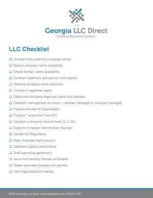 LLC Checklist 的图像结果