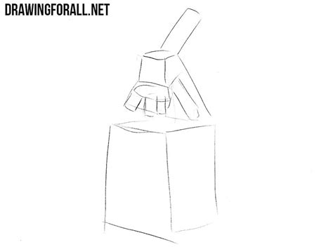 Image result for How to Draw a Microscope