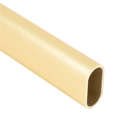 Oval Matte Brass Closet Rod (1-5/16") | Premium Wardrobe Hanging Bar ...