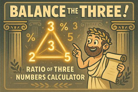 Ratio Of Number Calculator