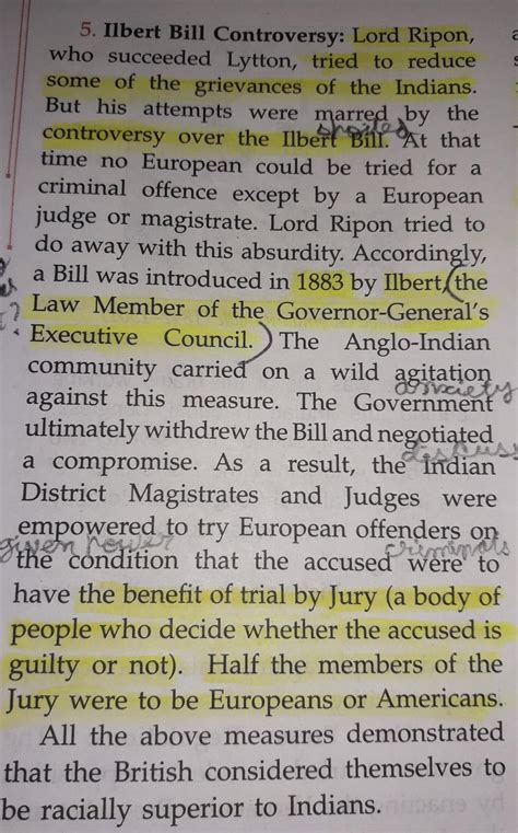 what was the objective of the ilbert bill? why couldn't this bill be ...