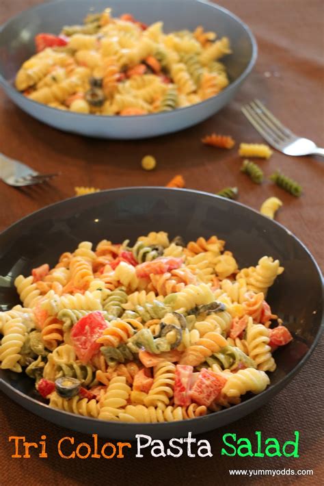 Easy Tri-Color Rotini Pasta Salad at Irene Brady blog