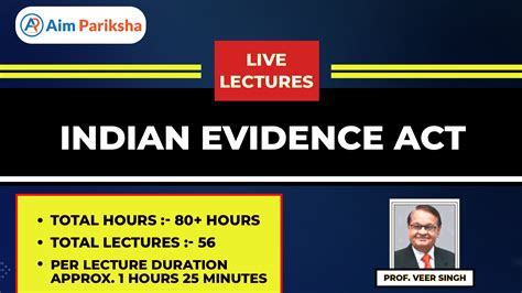 Evidence By Prof. Veer Singh Sir ( Old Recordings) | Cloud Classes