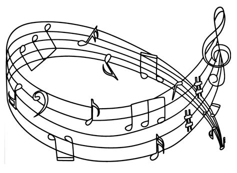 Music Notes Coloring Pages 的图像结果