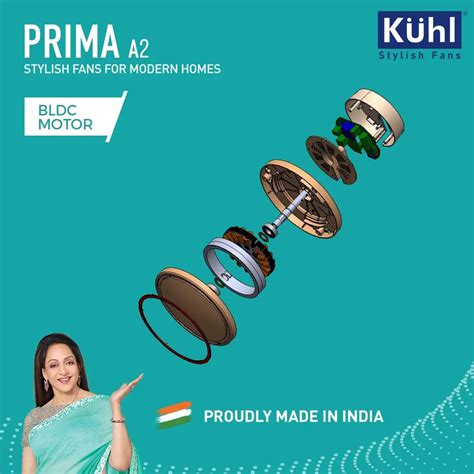 KUHL Prima A2 Stylish BLDC Fan Aerodynamic Blades White – Kitchen Brand ...