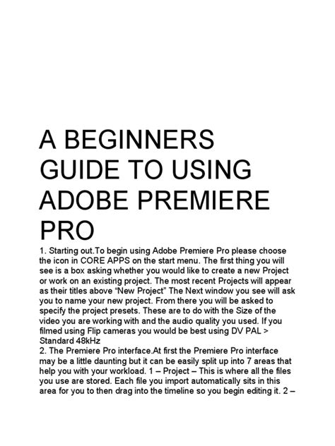 Image result for Premiere Pro Tutorials PDF