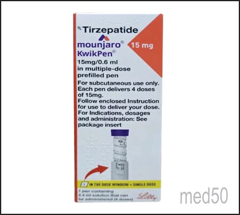 MOUNJARO 15MG PEN ( Tirzepatide 15 mg) – Med50