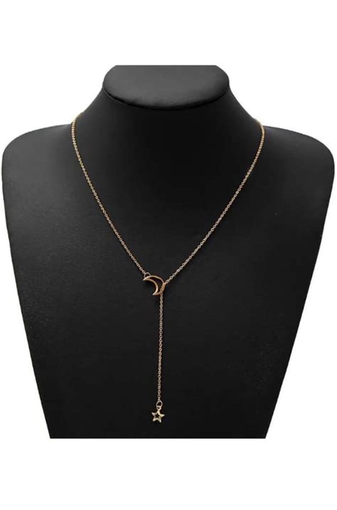 Minimal star moon necklace – Stapleberry