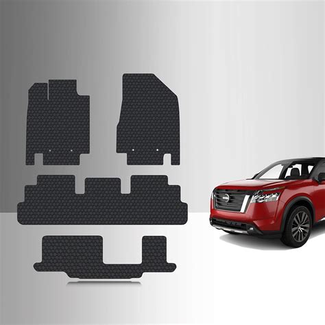 TOUGHPRO Floor Mats Accessories 1st + 2nd + 3rd Row (2nd Row Bench ...