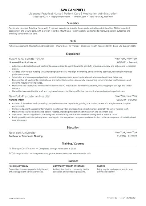 6 Successful Licensed Practical Nurse Resume Examples And Writing Tips ...