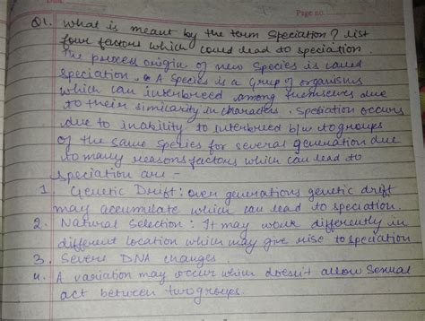 what is speciation? write a short note on speciation. - Brainly.in