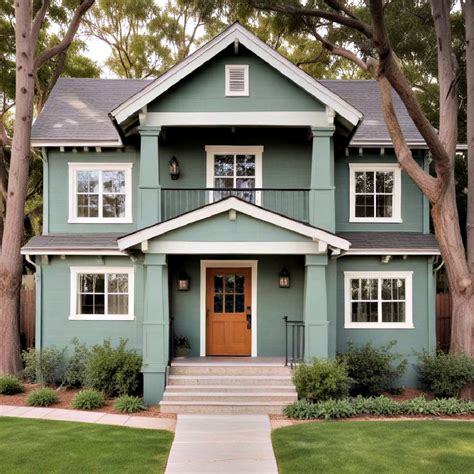 20 Green Exterior House Colors for an Elegant Home
