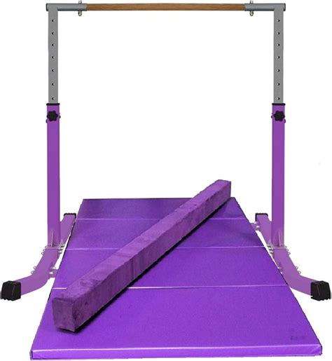 Athletic Bar Expandable Gymnastics Kip Bar Set with Balance Beam, India ...