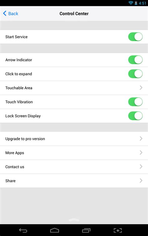 Image result for Android Control Center