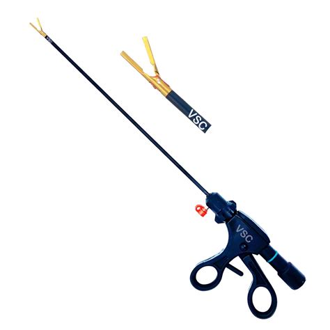 VSC Laparoscopic Bipolar Vessel Sealer Cutter 5mm Gold Straight Shearer ...
