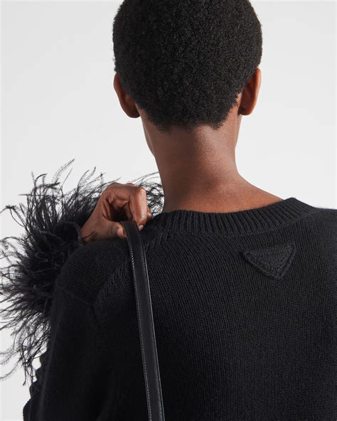 Black Cashmere Cardigan | PRADA