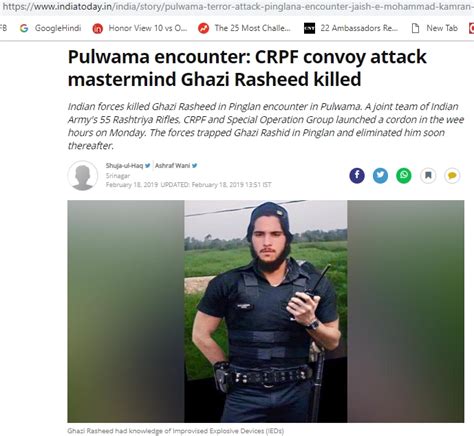 Fact check: Indian media is using a photo of the slain Jaish commander ...