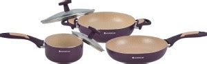WONDERCHEF Burlington Induction Bottom Non-Stick Coated Cookware Set ...