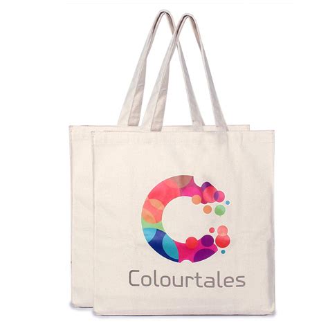 Buy Colourtales Pack of 2 Resuable Cotton Fabric Grocery Vegetable ...