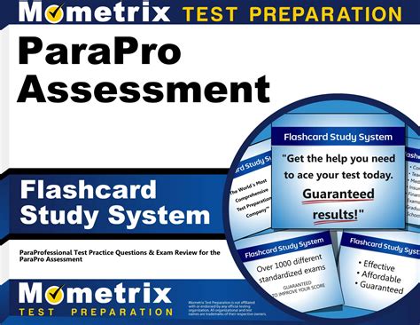 ParaPro Assessment Flashcard Study System: ParaProfessional Test ...