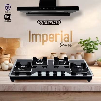 Safeline Plus Imperial Series HOB-TOP hybrid design cooktop Glass ...