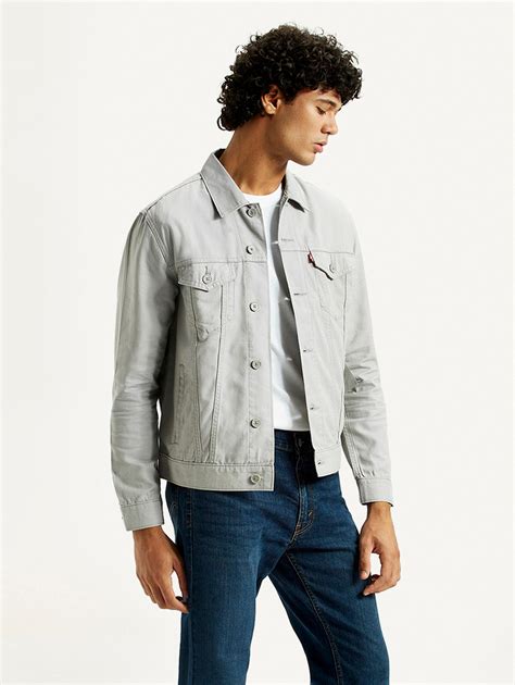 Men's Solid Grey Spread Collar Linen Jacket – Levis India Store