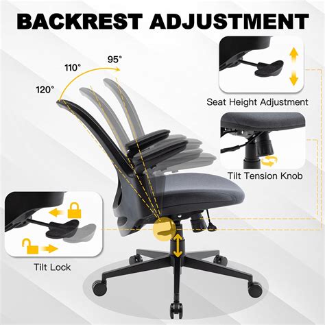 COLAMY Home Office Desk Chair, Mid-Back Executive India | Ubuy