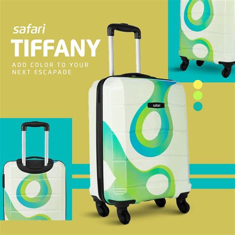 Buy Safari Tiffany 55/67/77 cm Printed Trolley Bag Online