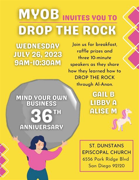 Flyers - English — Al-Anon San Diego