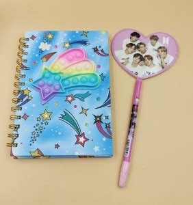 Paper Bear POP IT Spiral Dairy A4 Diary ruled 80 Pages Price in India ...