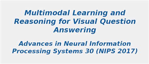 Hottest Research Topic in Multimodal Learning and Reasoning for Visual ...