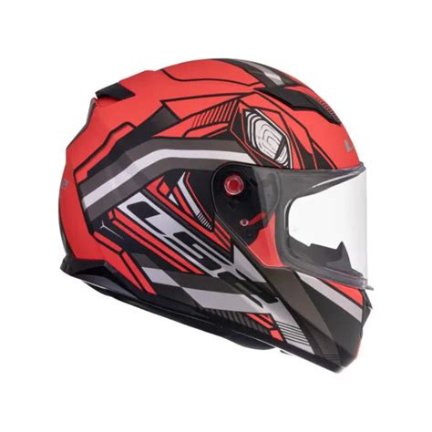 LS2 320 Stream Evo Reflex Red Black 7C Full Face Helmet – Sparkly Helmets
