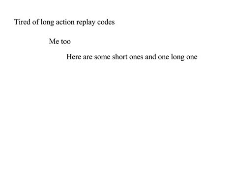 pokemon diamond action replay codes | PPT